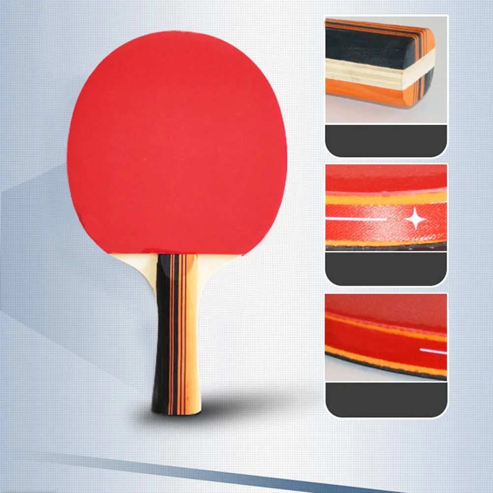 1 set 1 Set Pingpong Racket Set Wooden Double Pimples-In Table Tennis Racket 3 Balls Black Red Long Handle Horizontal Grip For
1 set 1 Set Pingpong Racket Set Wooden Double Pimples-In Table Tennis Racket 3 Balls Black Red Long Handle Horizontal Grip For