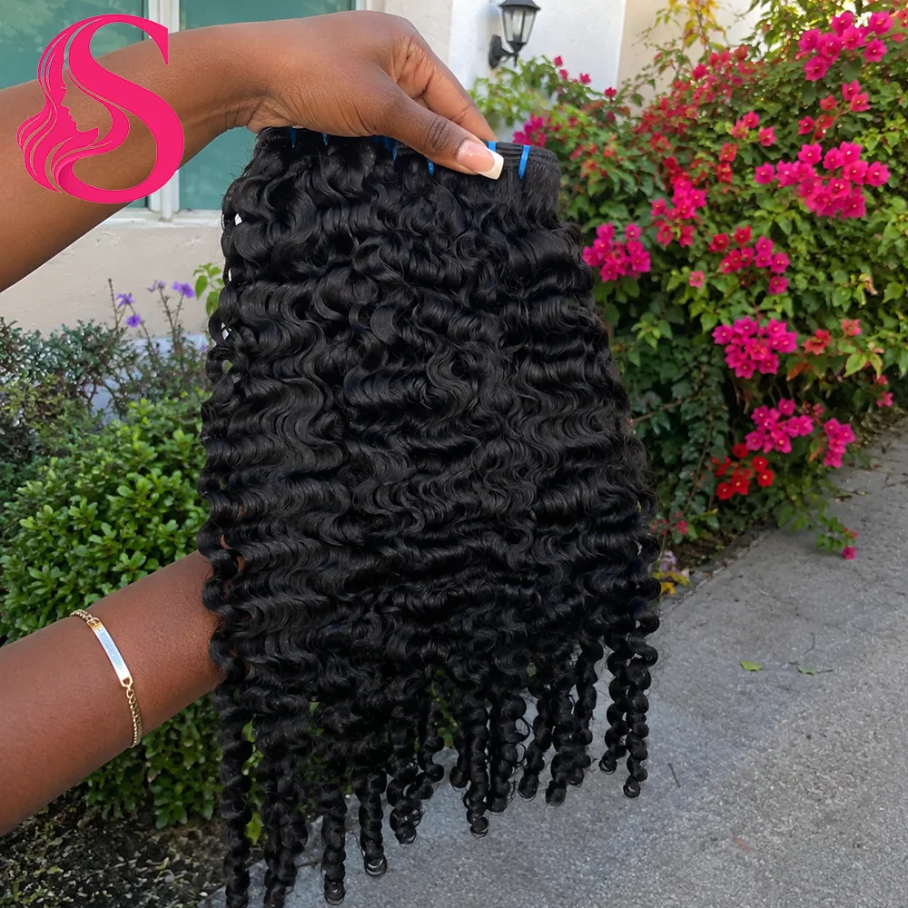 Smilegirl 12A Burmese Curly Human Hair Bundles With Spiral Curly End Brazilian Unprocessed 1/3/4 Bundles Burmese Curly Extensions
Smilegirl 12A Burmese Curly Human Hair Bundles With Spiral Curly End Brazilian Unprocessed 1/3/4 Bundles Burmese Curly Extensions