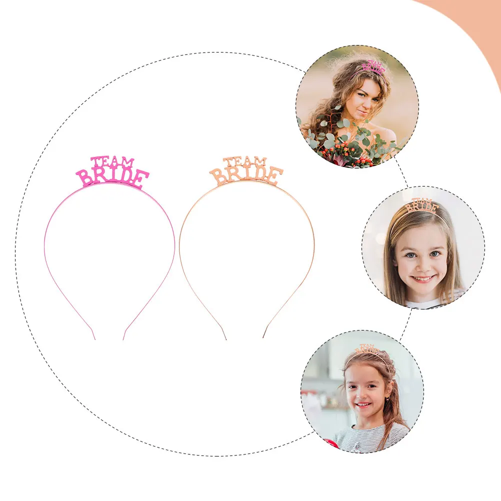2pcs Bridal Headband Wedding Hair Accessories For Bride Metal Hairband Bride Bachelorette Party Accessories Lightweight Durable 
2pcs Bridal Headband Wedding Hair Accessories For Bride Metal Hairband Bride Bachelorette Party Accessories Lightweight Durable