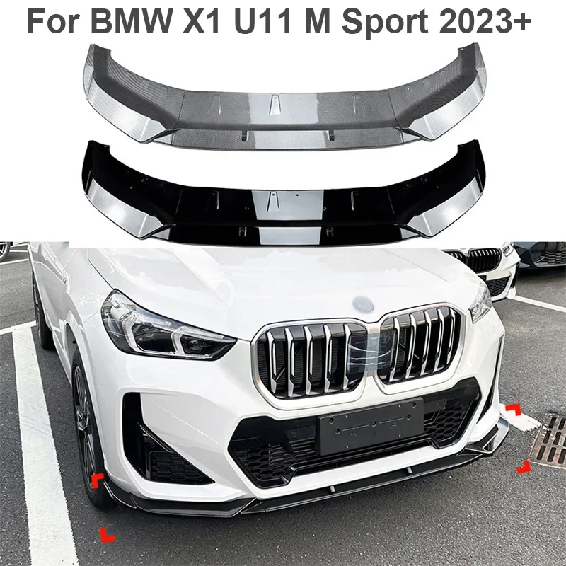 Front Bumper lower Chin Lip Splitter Spoiler Diffuser Body Kits Tuning ABS Protector under guard For BMW X1 U11 M Sport 2023+
Front Bumper lower Chin Lip Splitter Spoiler Diffuser Body Kits Tuning ABS Protector under guard For BMW X1 U11 M Sport 2023+