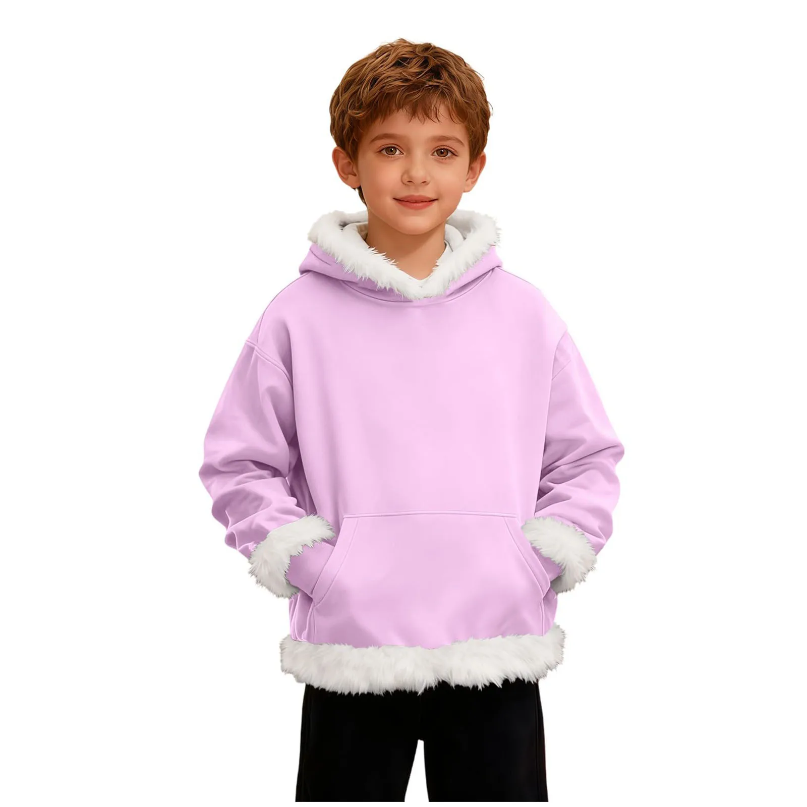 Children's Faux Fur Trimmed Hoodie Oversized Fleece Pullover Sweatshirts Kids Cute Long Sleeve Tops Casual Fall Girl Hoodie
Children's Faux Fur Trimmed Hoodie Oversized Fleece Pullover Sweatshirts Kids Cute Long Sleeve Tops Casual Fall Girl Hoodie