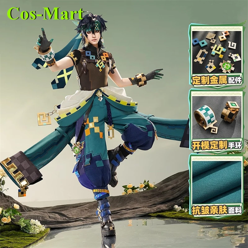 Cos-Mart Genshin Impact Kinich Косплей Костюм Turnfire Hunt Game Одежда для ролевых игр Одежда для спутниковых ролевых игр
Cos-Mart Genshin Impact Kinich Косплей Костюм Turnfire Hunt Game Одежда для ролевых игр Одежда для спутниковых ролевых игр