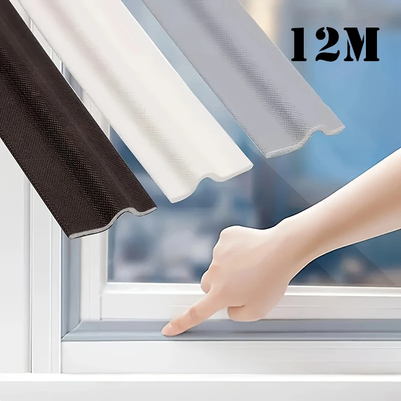 12m Window Gap Sealing Strip Weather Stripping Door Seal Door Bottom Seal Tape Guard Sealer Dust Stopper for Windows Insulation
12m Window Gap Sealing Strip Weather Stripping Door Seal Door Bottom Seal Tape Guard Sealer Dust Stopper for Windows Insulation