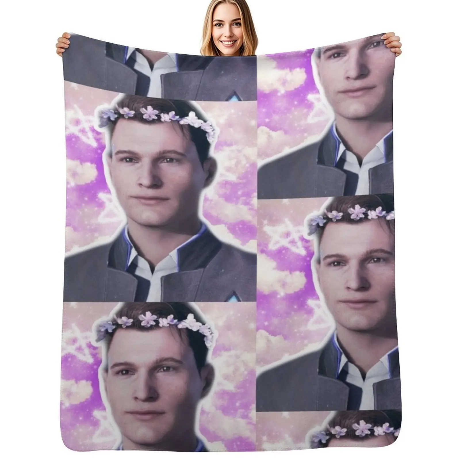 Flowerboy Connor DBH Videogame Throw Blanket Flannel Fleece Soft Warm Throw Blanket
Flowerboy Connor DBH Videogame Throw Blanket Flannel Fleece Soft Warm Throw Blanket