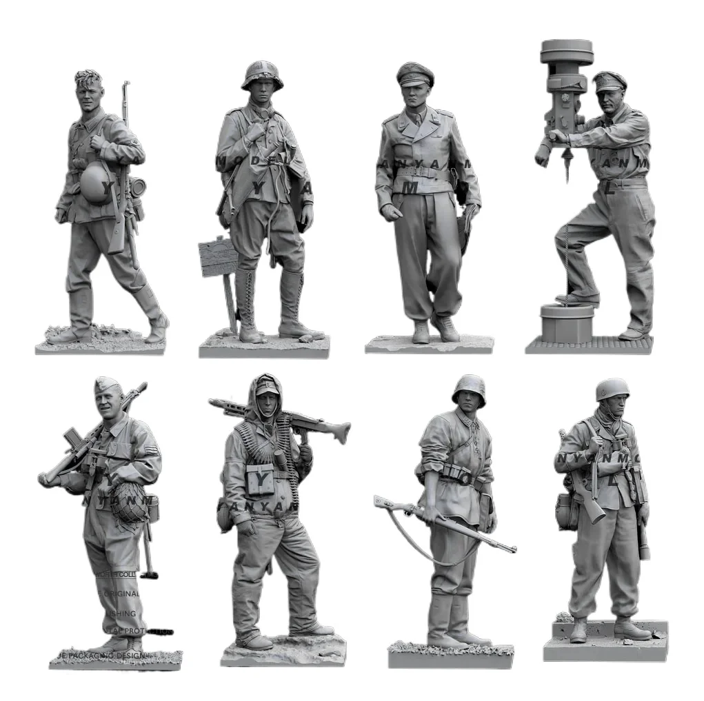 1/35 наборы моделей из смолы, солдат, игрушка «сделай сам», самостоятельная сборка (8 солдат) A-803
1/35 наборы моделей из смолы, солдат, игрушка «сделай сам», самостоятельная сборка (8 солдат) A-803