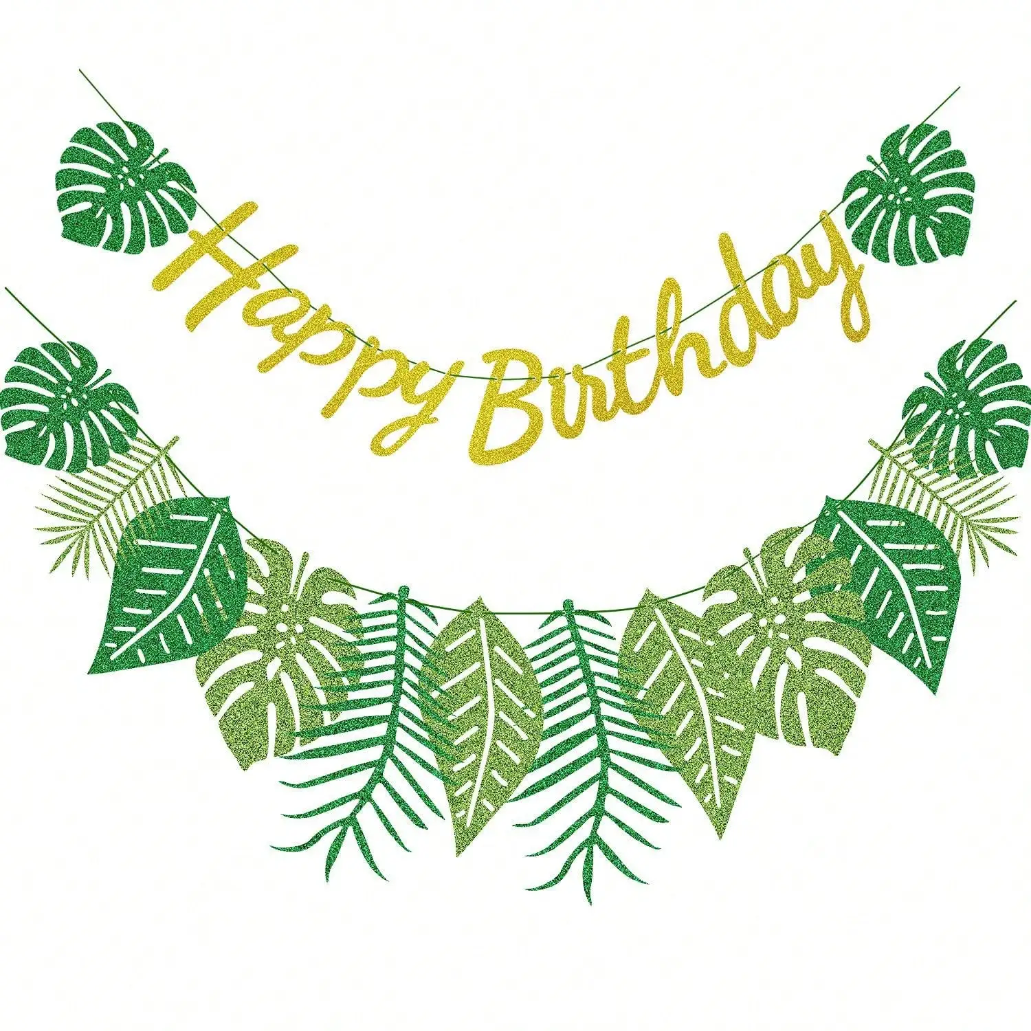 Hawaiian Party Supplies, Birthday Banner And Tropical Party Palm Leaf Decorations, Glitter Decorations T4YN
Hawaiian Party Supplies, Birthday Banner And Tropical Party Palm Leaf Decorations, Glitter Decorations T4YN
