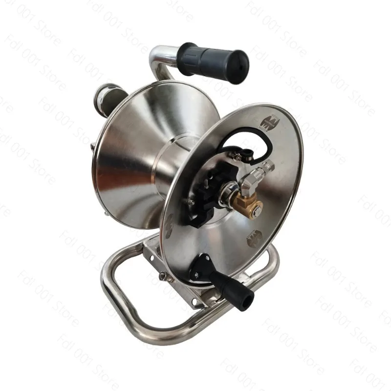 Portable High Pressure Pipe Hose Reel Hand Crank Hose Storage Stainless Steel Hose Reel for Water Jet Cleaning
Portable High Pressure Pipe Hose Reel Hand Crank Hose Storage Stainless Steel Hose Reel for Water Jet Cleaning