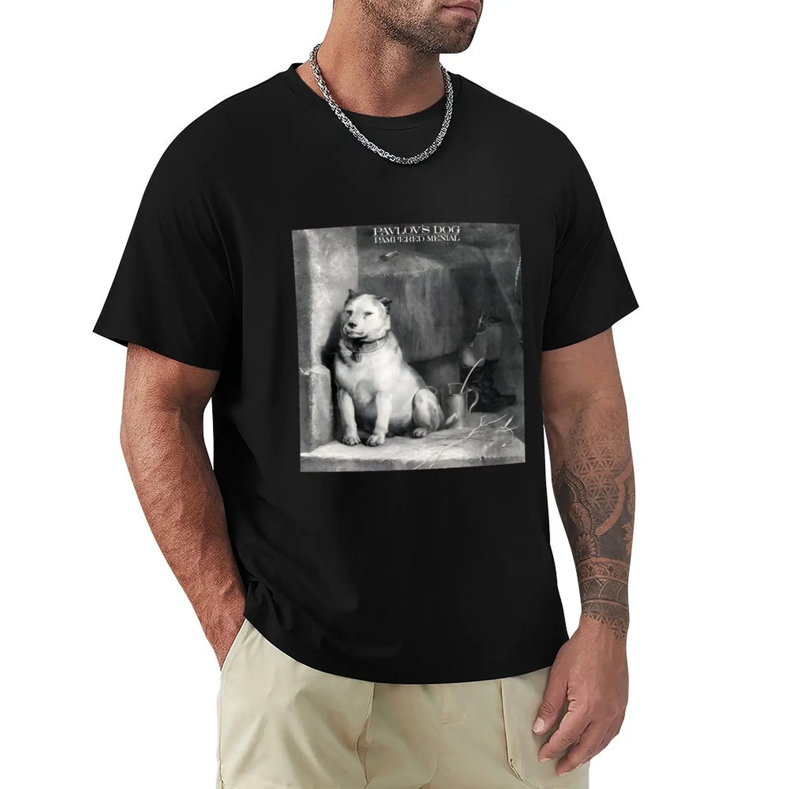 Pavlov's Dog Pampered Menial T-Shirt Vintage Style Printed Top
Pavlov's Dog Pampered Menial T-Shirt Vintage Style Printed Top