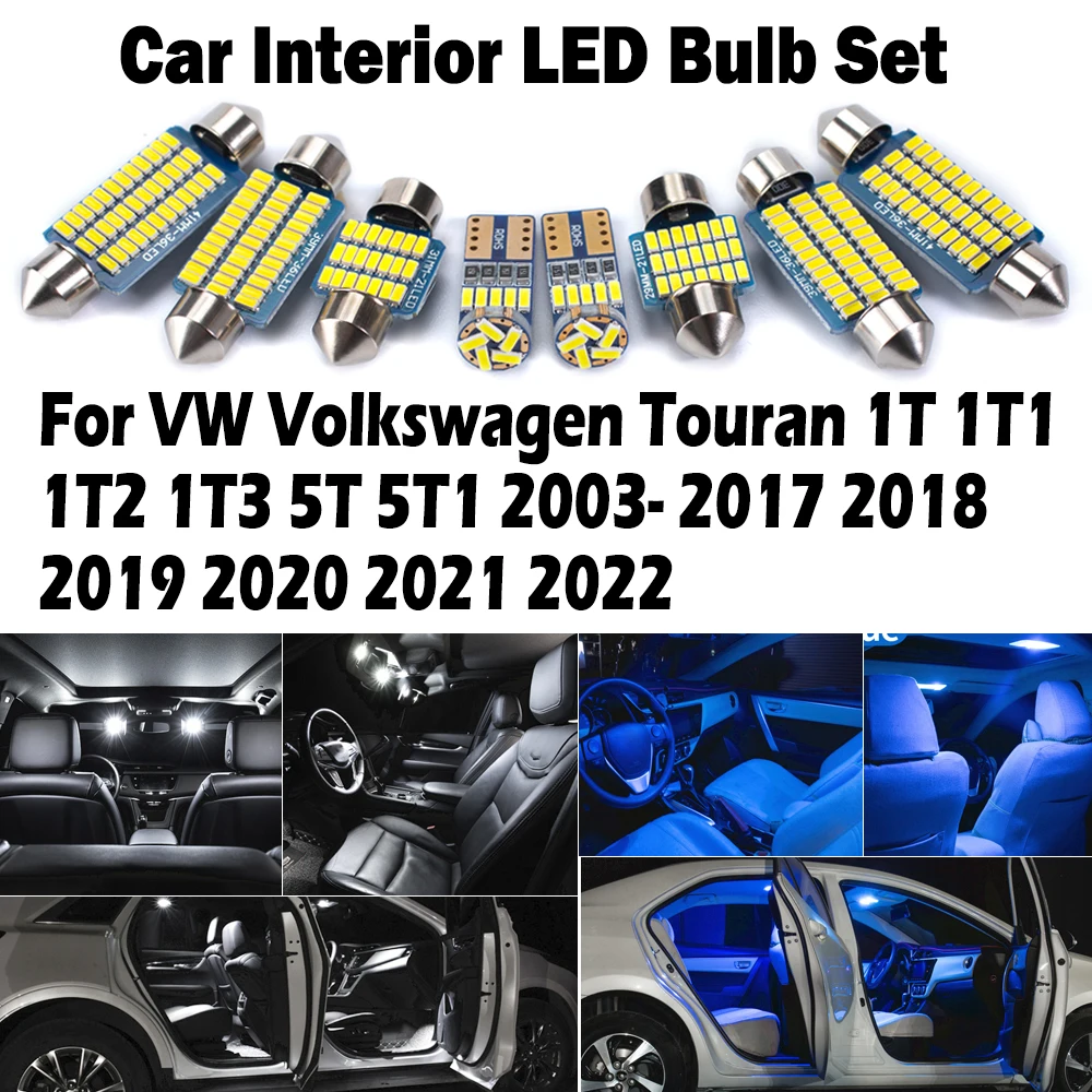 Для VW Volkswagen Touran 1T 1T1 1T2 1T3 5T 5T1 2003- 2017 2018 2019 2020 2021 2022 Комплект светодиодных ламп для внутреннего освещения Автомобильные аксессуары
Для VW Volkswagen Touran 1T 1T1 1T2 1T3 5T 5T1 2003- 2017 2018 2019 2020 2021 2022 Комплект светодиодных ламп для внутреннего освещения Автомобильные аксессуары