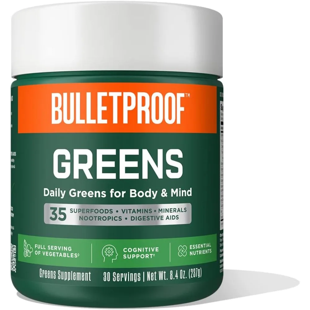 Greens, 8.4 Ounces, Daily Greens Powder with Superfoods and Nootropics, Full Serving of Vegetables, Essential Nutrients
Greens, 8.4 Ounces, Daily Greens Powder with Superfoods and Nootropics, Full Serving of Vegetables, Essential Nutrients
