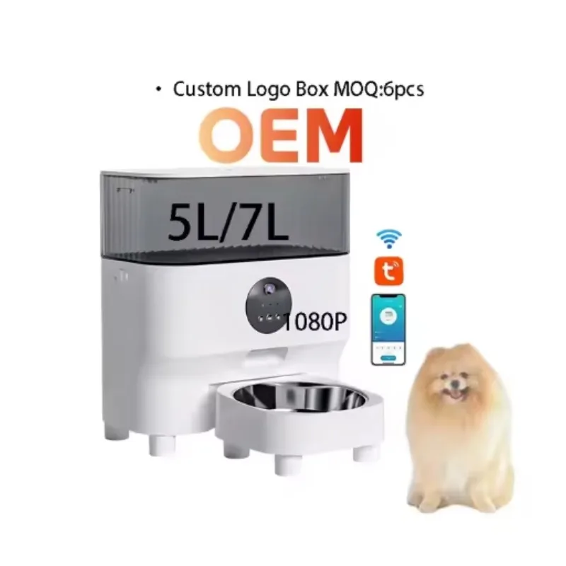 STLF 5L & 7L Automatic Cat Feeder 1080P Video Pet Bowls Timing & Water Dispenser for Cats 6L Capacity
STLF 5L & 7L Automatic Cat Feeder 1080P Video Pet Bowls Timing & Water Dispenser for Cats 6L Capacity