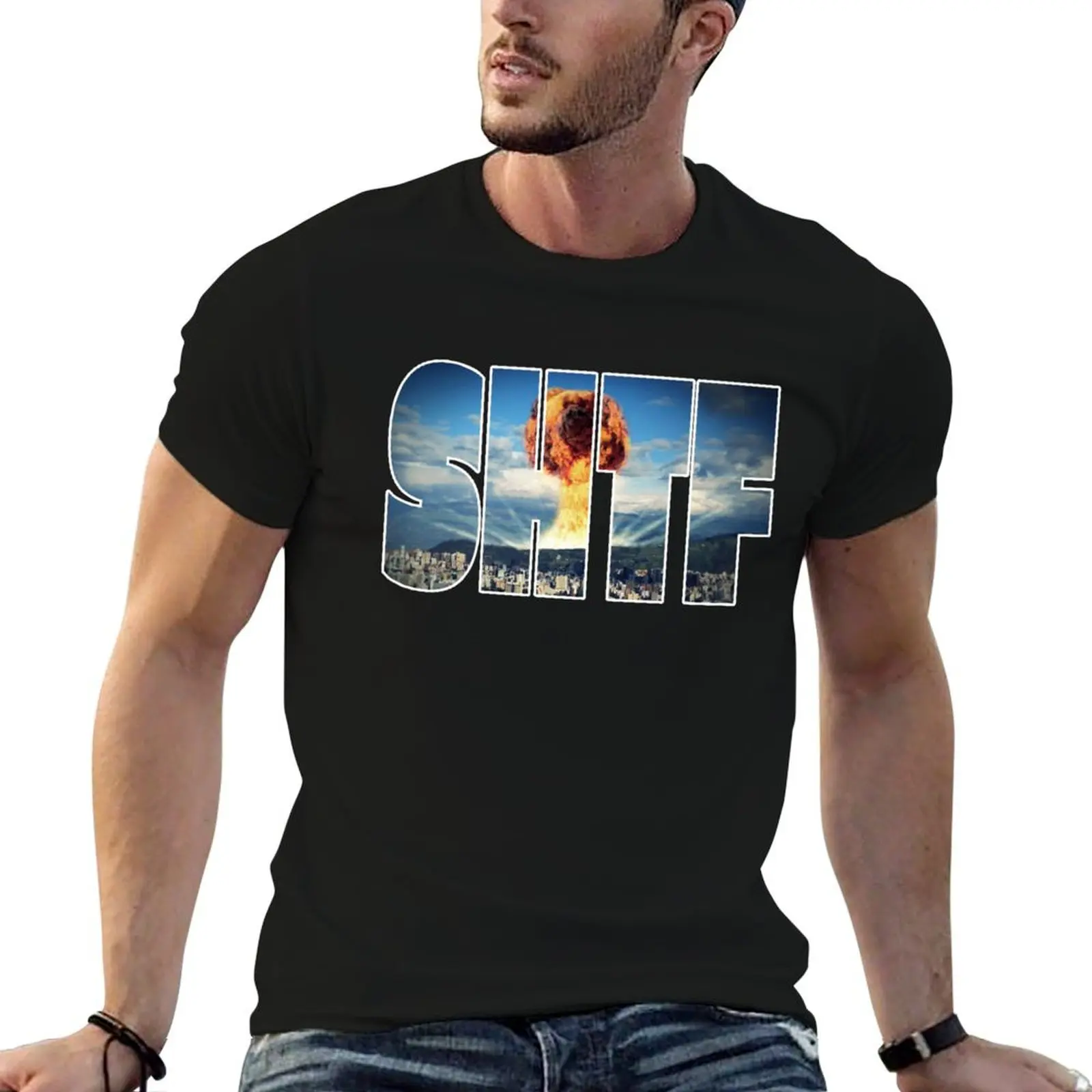 Nuclear bomb SHTF Preppers T-Shirt plus size clothes vintage anime shirt oversizeds mens graphic t-shirts
Nuclear bomb SHTF Preppers T-Shirt plus size clothes vintage anime shirt oversizeds mens graphic t-shirts