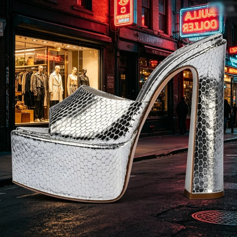 Silver Snake Pattern Block Heel Mules Open Toe Slip On Chunky High Heels Party Shoes High Platform Printed Leather Slippers
Silver Snake Pattern Block Heel Mules Open Toe Slip On Chunky High Heels Party Shoes High Platform Printed Leather Slippers
