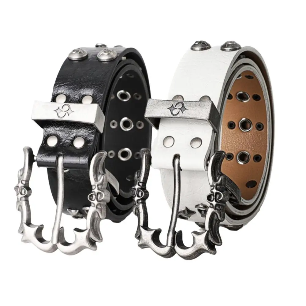 Винтажный черный панк-готический пояс с заклепками, градиентный металлический шикарный пояс из искусственной кожи, имитация коровьего пояса, украшение для джинсов
Винтажный черный панк-готический пояс с заклепками, градиентный металлический шикарный пояс из искусственной кожи, имитация коровьего пояса, украшение для джинсов