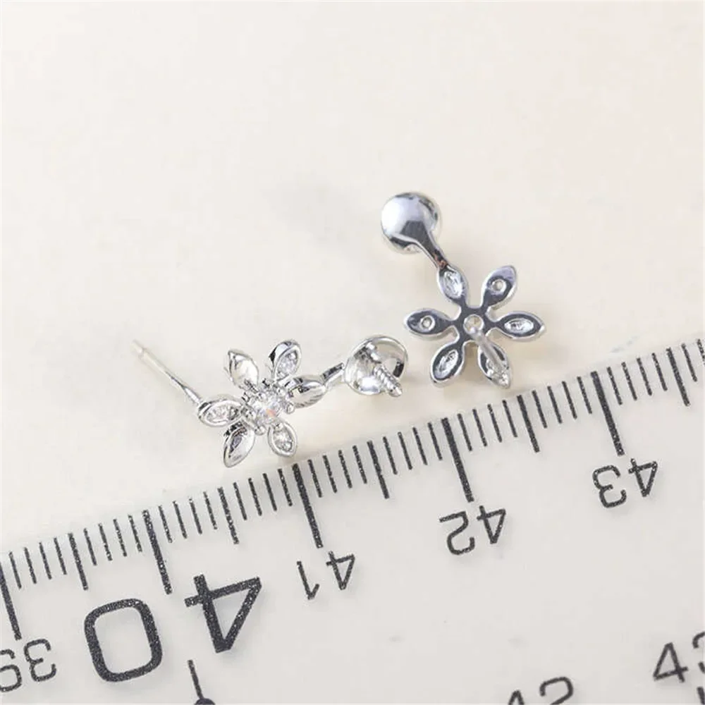 Позолоченные серьги с жемчугом, принадлежности для изготовления ювелирных изделий своими руками, пустые основания для ушей для аксессуаров ручной работы, 1 пара без жемчуга
Позолоченные серьги с жемчугом, принадлежности для изготовления ювелирных изделий своими руками, пустые основания для ушей для аксессуаров ручной работы, 1 пара без жемчуга