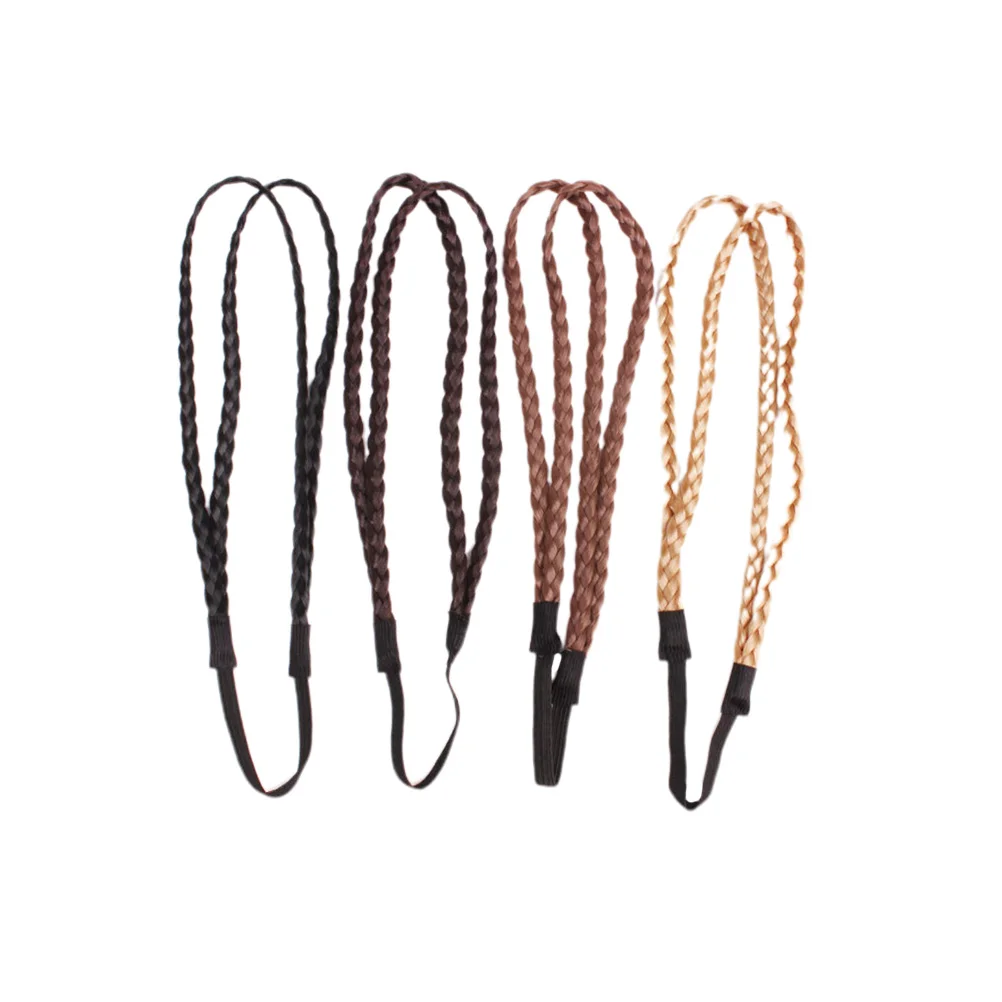 4pcs Double Weaving Knot Boho Headbands For Women Braided Hair Band Elastic Hair Ties Cross Hair Band Satin Knotted Hair
4pcs Double Weaving Knot Boho Headbands For Women Braided Hair Band Elastic Hair Ties Cross Hair Band Satin Knotted Hair