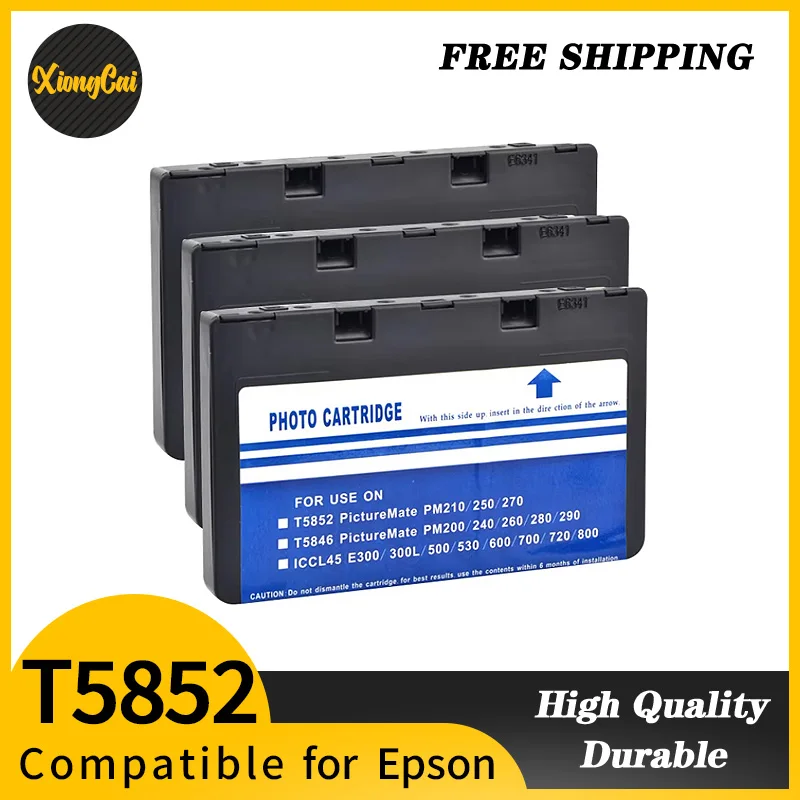Совместимый картридж T5852 E-5852 для принтеров Epson Picture Mate PM210 PM250 PM270 PM235 PM215
Совместимый картридж T5852 E-5852 для принтеров Epson Picture Mate PM210 PM250 PM270 PM235 PM215