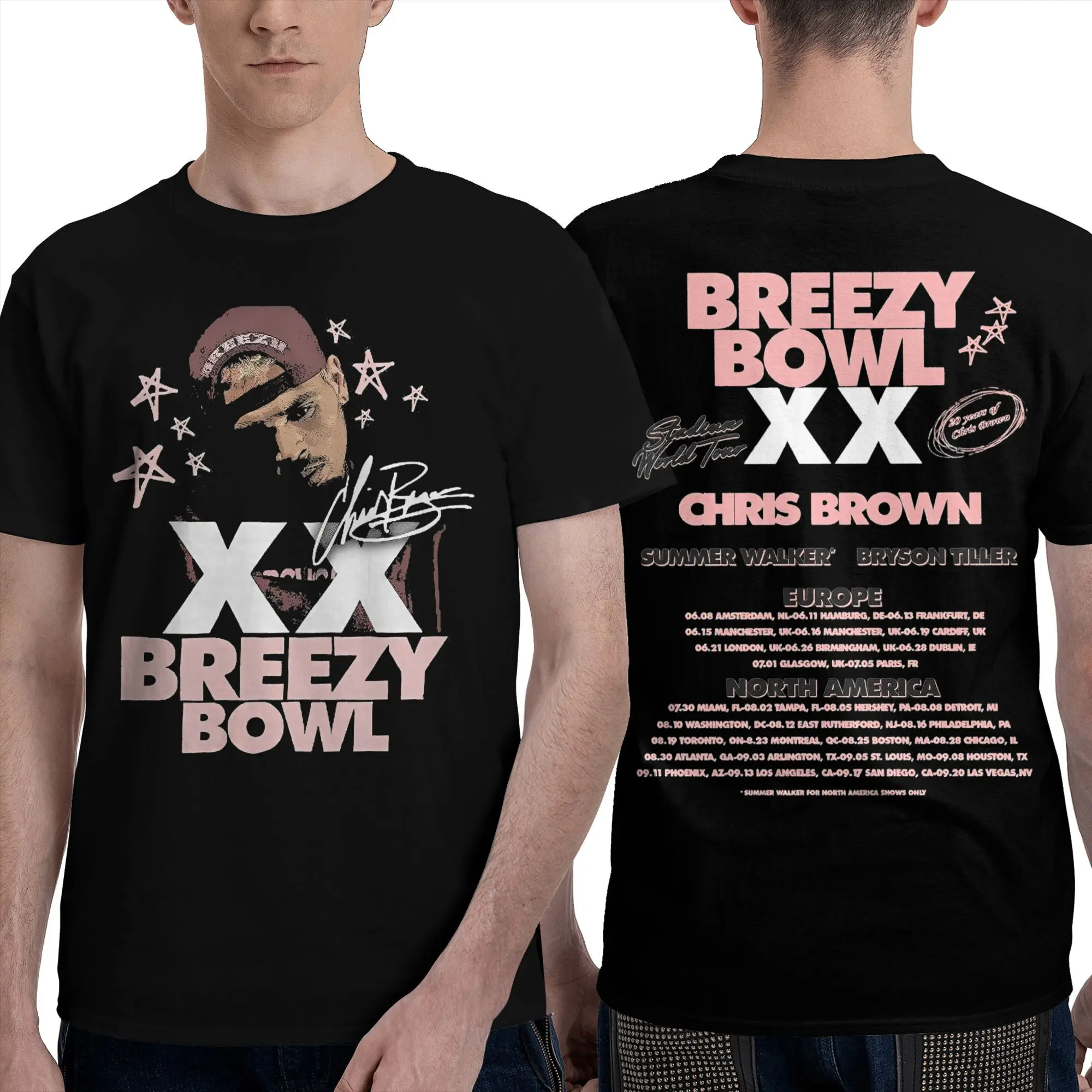 Vintage Chris Brown Breezy Bowl XX Tour 2025 T Shirt for Men Women 100% Cotton Tee Shirt Gift Idea Clothes
Vintage Chris Brown Breezy Bowl XX Tour 2025 T Shirt for Men Women 100% Cotton Tee Shirt Gift Idea Clothes