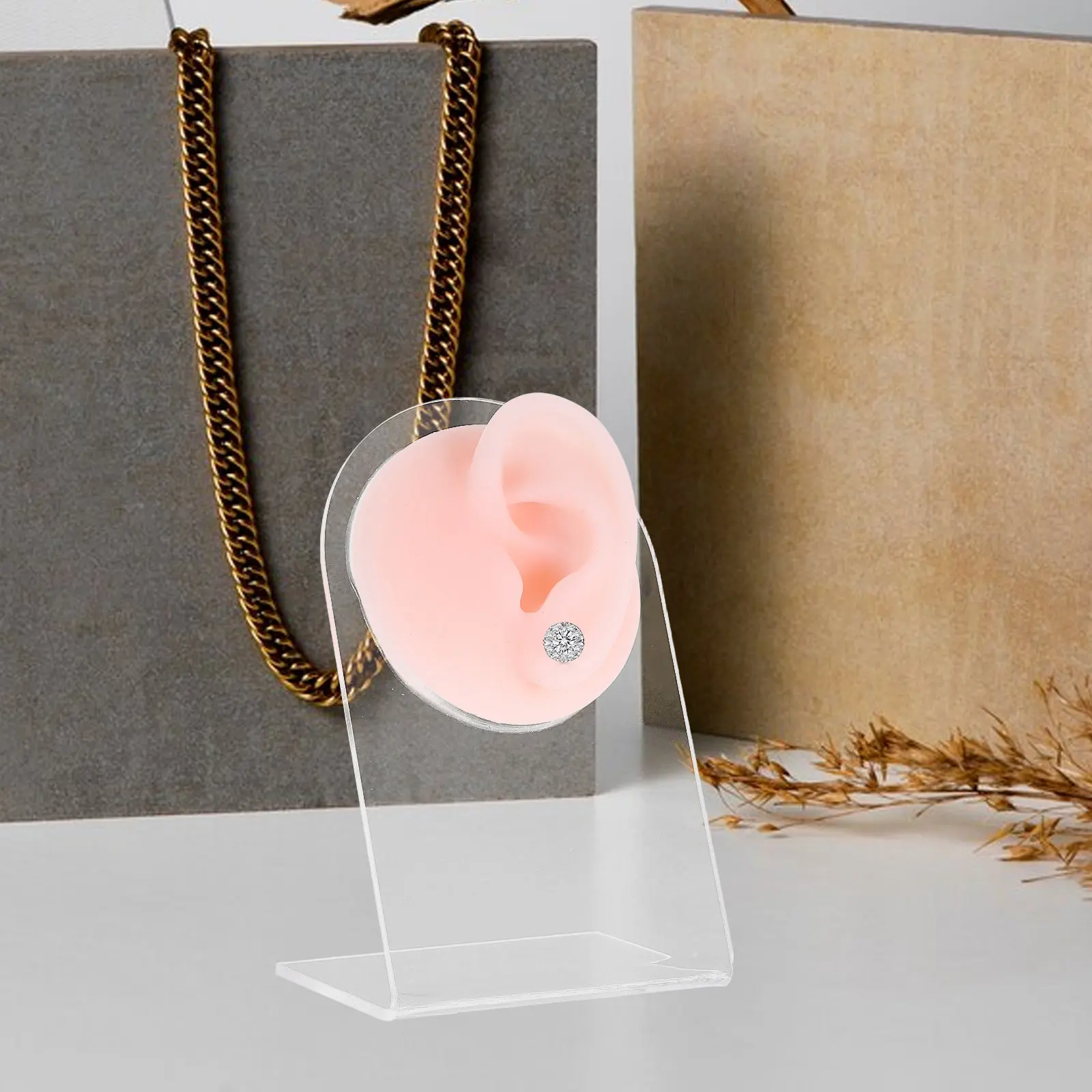 Silicone Studs Earring Rack Realistic Ear Shape Display Acrylic Stand Jewelry Store Earring Display Organizer Earrings Stand
Silicone Studs Earring Rack Realistic Ear Shape Display Acrylic Stand Jewelry Store Earring Display Organizer Earrings Stand