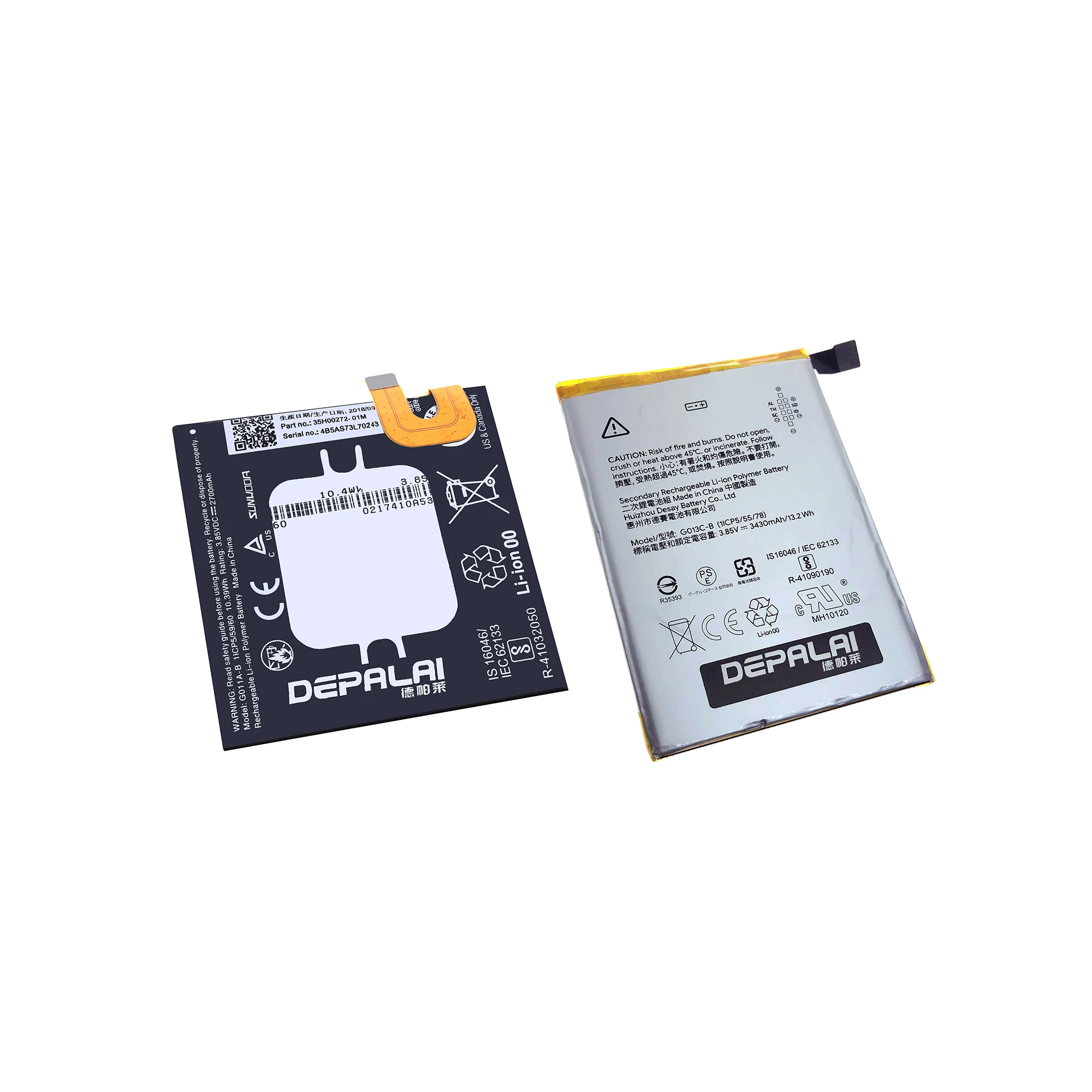 Depalai для Pixel 2 3 G011A-B BG2W G013A-B G020E-B 3AXL G020A-B 3XL G013C-B аккумулятор для телефона
Depalai для Pixel 2 3 G011A-B BG2W G013A-B G020E-B 3AXL G020A-B 3XL G013C-B аккумулятор для телефона