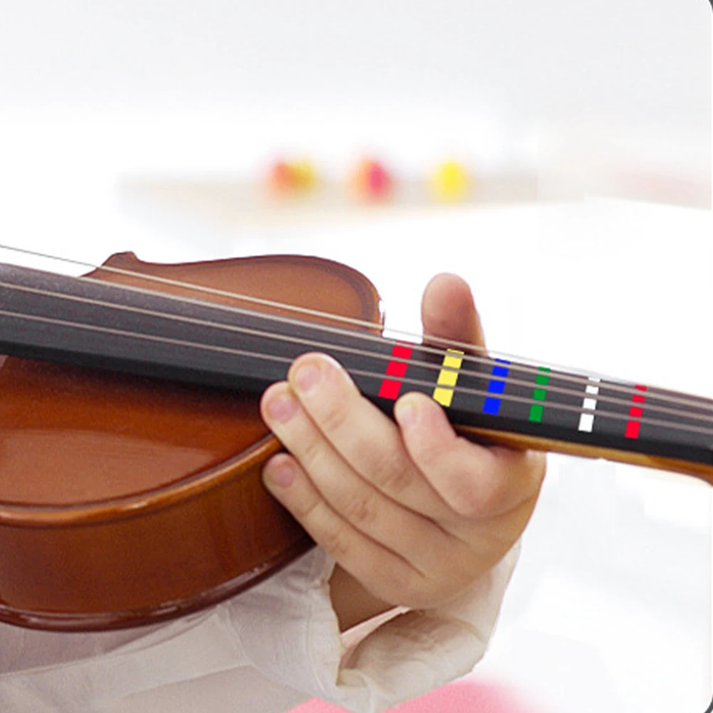 5 Rolls PVC Violin Fingering Tape for Beginners Durable Practice Tool Violin Learning Helper Scale Sticker String Instrument
5 Rolls PVC Violin Fingering Tape for Beginners Durable Practice Tool Violin Learning Helper Scale Sticker String Instrument