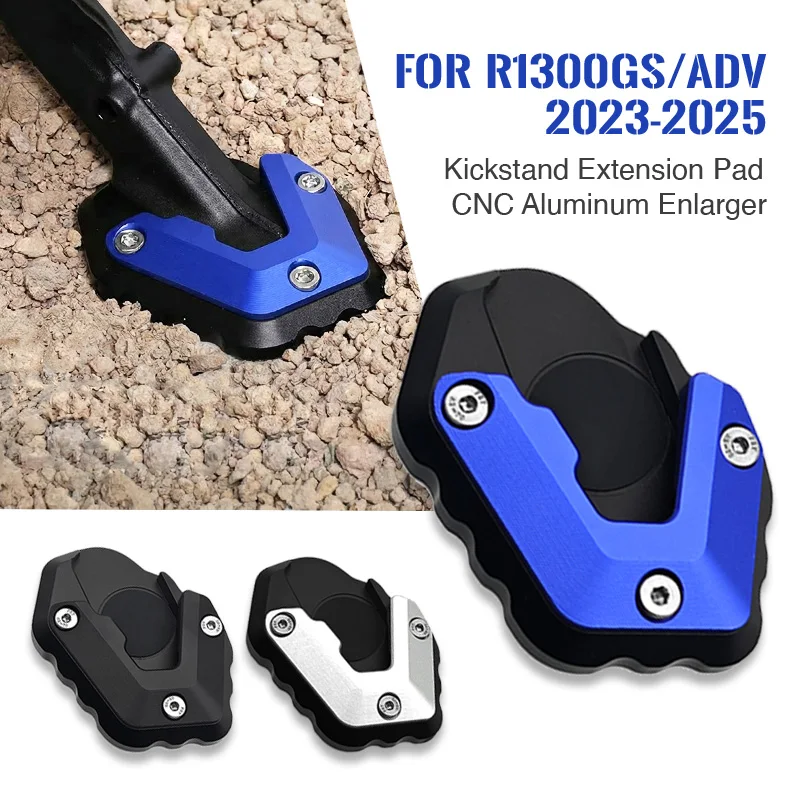 CNC Aluminum Kickstand Enlarger Extension Pad Side Stand Kit for R1300GS/ADV Adventure 2023 2024 2025 Motorcycle Accessories
CNC Aluminum Kickstand Enlarger Extension Pad Side Stand Kit for R1300GS/ADV Adventure 2023 2024 2025 Motorcycle Accessories