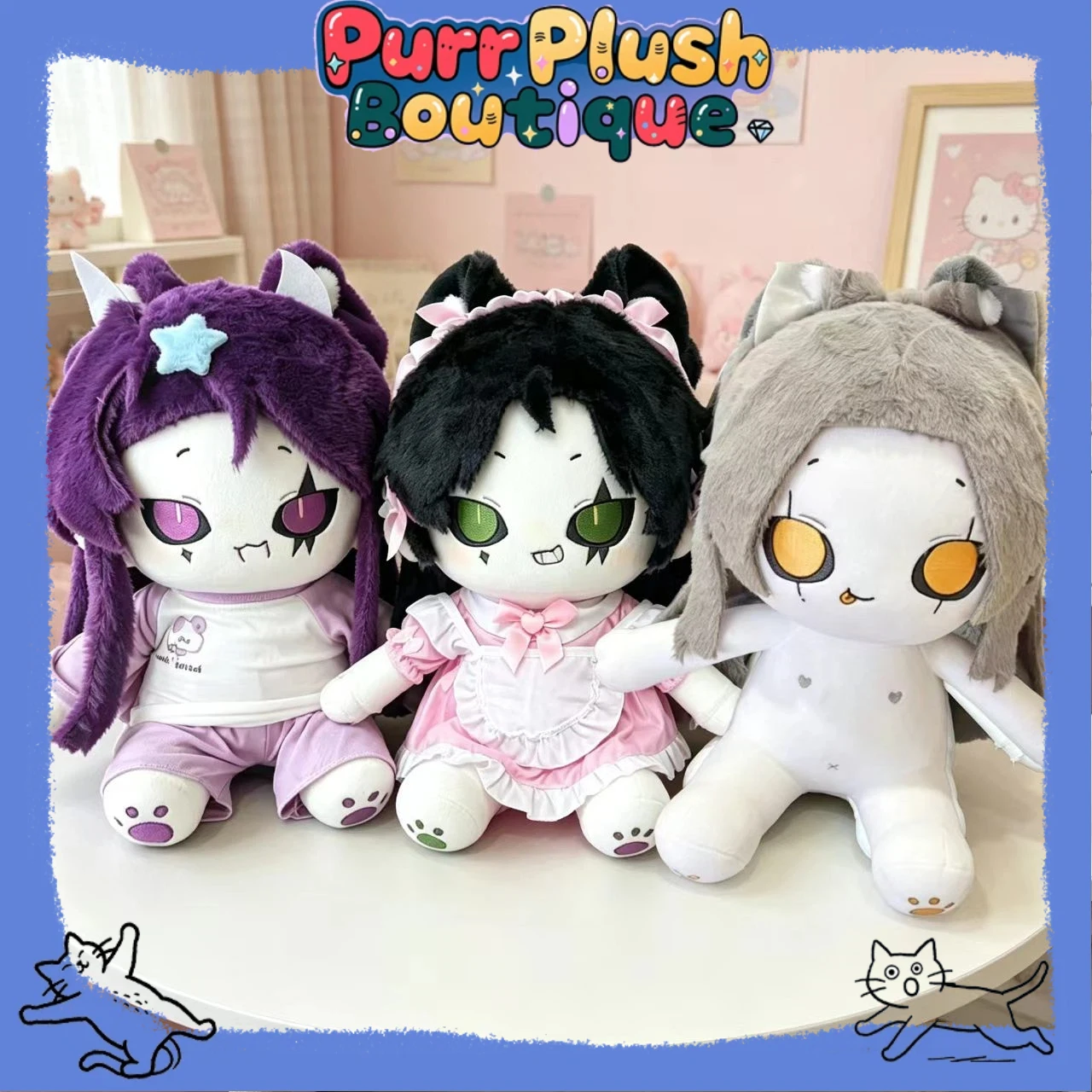 40cm Sitting Anime The Freak Circus Pierrot Long Ears Hat Posture Figures Pillow Soft Body Mascot Plushies Pillow Sofa Cushion
40cm Sitting Anime The Freak Circus Pierrot Long Ears Hat Posture Figures Pillow Soft Body Mascot Plushies Pillow Sofa Cushion