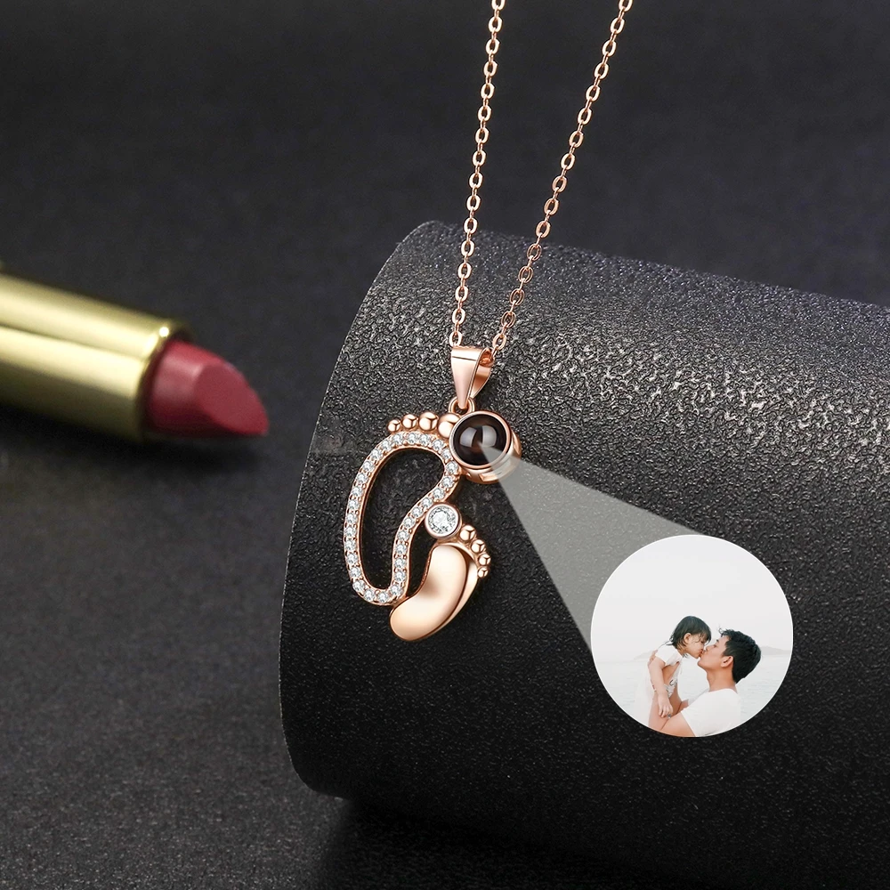 Footprint Pendant Necklace for Women Custom Photo Projection Photo Necklace 925 Chain Birthday Personalized Gifts
Footprint Pendant Necklace for Women Custom Photo Projection Photo Necklace 925 Chain Birthday Personalized Gifts