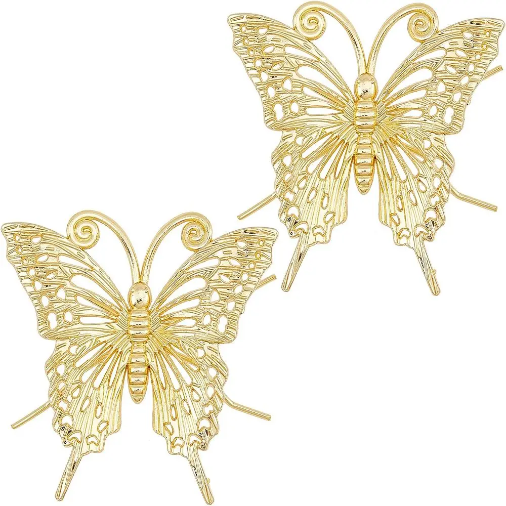 2 pcs golden Butterfly Sculpture 70x65x34mm Solid Metal Butterfly Figurine 3D Butterfly Model Ornament Golden Animal Figurines
2 pcs golden Butterfly Sculpture 70x65x34mm Solid Metal Butterfly Figurine 3D Butterfly Model Ornament Golden Animal Figurines