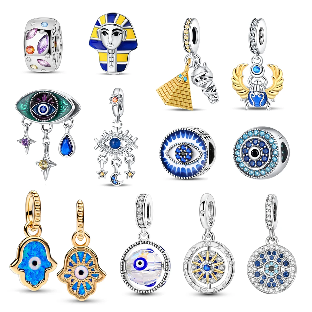 Mysterious 925 Sterling Silver Evil Eye Pyramid Mummy Palm Pendant Fit DIY Bracelet Necklace Unique Accessories Gifts
Mysterious 925 Sterling Silver Evil Eye Pyramid Mummy Palm Pendant Fit DIY Bracelet Necklace Unique Accessories Gifts
