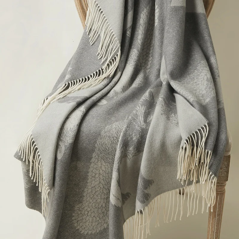 100% pure cashmere throw blanket home textile bed sofa travel jacquard woven cashmere blanket
100% pure cashmere throw blanket home textile bed sofa travel jacquard woven cashmere blanket