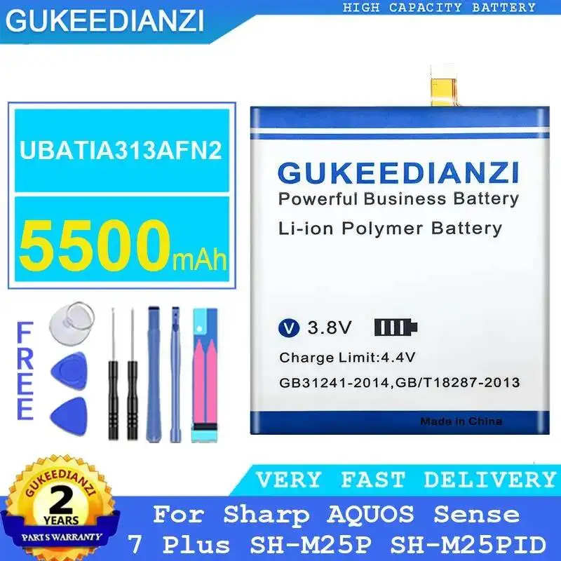 Mobile Phone Battery UBATIA313AFN2 Reliable Replacement For Sharp Aquos Sense 7 Plus SH-M25P SH-M25PID 5500mAh High Capacity
Mobile Phone Battery UBATIA313AFN2 Reliable Replacement For Sharp Aquos Sense 7 Plus SH-M25P SH-M25PID 5500mAh High Capacity