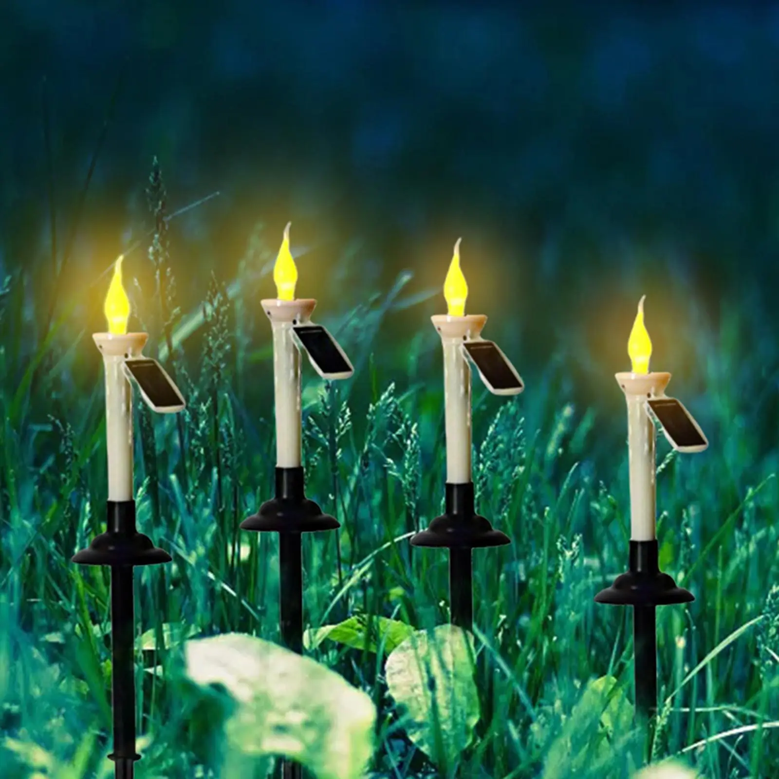 4Pcs Outdoor Solar Lamp with Grounding Accessories Lawn Lamp for Garden Walkway
4Pcs Outdoor Solar Lamp with Grounding Accessories Lawn Lamp for Garden Walkway
