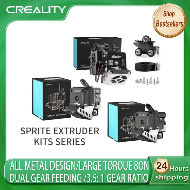 Creality Sprite Extruder Pro Kit with 80N Stepper Motor for Ender 3 Ender3 v2 Ender 3 pro Ender 3 Max official 3D Printer Parts
Creality Sprite Extruder Pro Kit with 80N Stepper Motor for Ender 3 Ender3 v2 Ender 3 pro Ender 3 Max official 3D Printer Parts