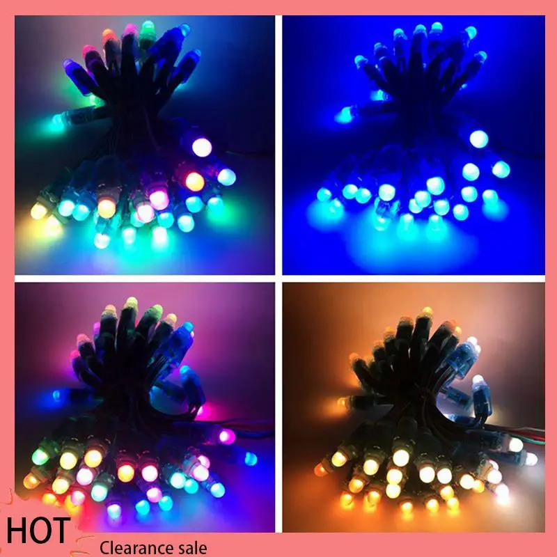 A88Z 200Pcs/Lot 12Mm WS2811 2811 IC RGB LED Pixels Module String Light IP68 5V Holidays/Christmas/ Festival
A88Z 200Pcs/Lot 12Mm WS2811 2811 IC RGB LED Pixels Module String Light IP68 5V Holidays/Christmas/ Festival