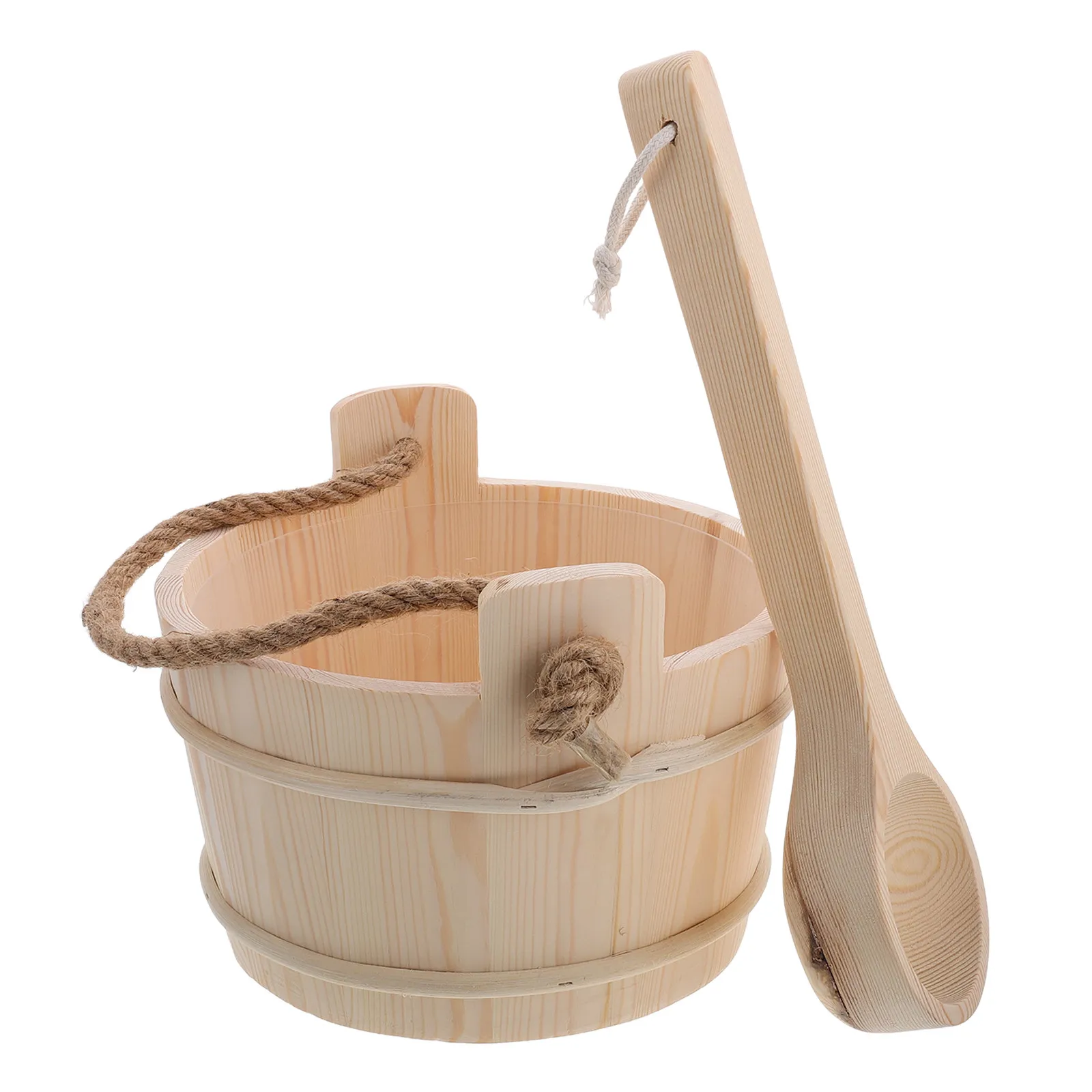 Natural Wood Sauna Bucket and Ladle Set for Steam Room Spa Bath Foot Soaking Tub Water Scoop Accessory Safe Reliable Material
Natural Wood Sauna Bucket and Ladle Set for Steam Room Spa Bath Foot Soaking Tub Water Scoop Accessory Safe Reliable Material