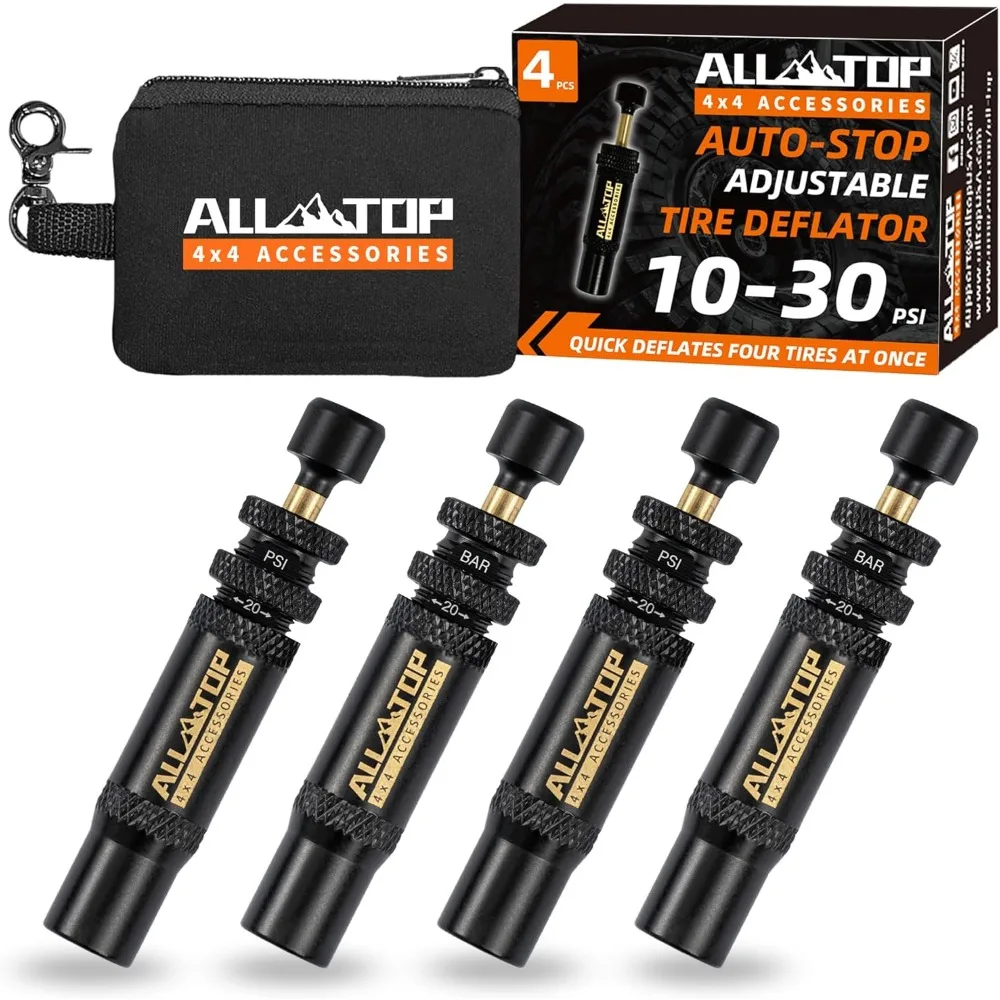 Регулируемый комплект клапанов для дефлятора шин с автоматической остановкой (10–30 фунтов на квадратный дюйм) с 4 винтовыми инструментами и 5 колпачками для внедорожников
Регулируемый комплект клапанов для дефлятора шин с автоматической остановкой (10–30 фунтов на квадратный дюйм) с 4 винтовыми инструментами и 5 колпачками для внедорожников