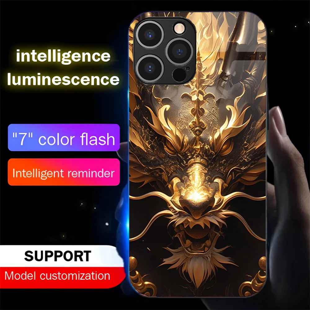 Dragon Circles Luminous Phone Case LED Light Glass Shockproof Cover For Samsung S25 S24 S23 S22 S21 S20 FE Plus Ultra
Dragon Circles Luminous Phone Case LED Light Glass Shockproof Cover For Samsung S25 S24 S23 S22 S21 S20 FE Plus Ultra