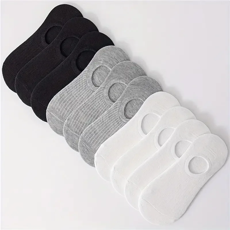 10Pairs of Boat Socks For Women Anti-slip Silicone Low Cut Cotton Socks Black White Grey Casual No Show Socks Summer Thin Socks
10Pairs of Boat Socks For Women Anti-slip Silicone Low Cut Cotton Socks Black White Grey Casual No Show Socks Summer Thin Socks