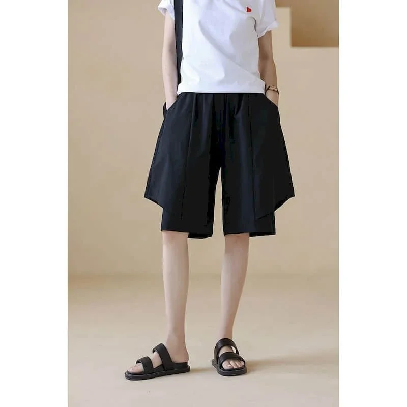 Хлопковые прямые брюки, шорты, женские новые летние повседневные брюки большого размера с эластичной резинкой на талии, женские винтажные свободные однотонные широкие шорты
Хлопковые прямые брюки, шорты, женские новые летние повседневные брюки большого размера с эластичной резинкой на талии, женские винтажные свободные однотонные широкие шорты