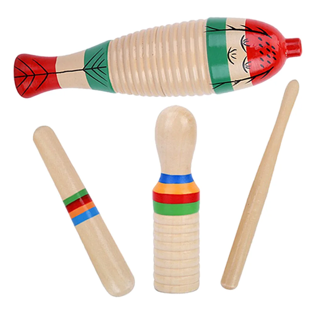 Wooden Guiro Music Instrument Set Baby Toys Percussion Rhythm Sticks Safe Durable Crafted Stable Wood Develop Perception Skills
Wooden Guiro Music Instrument Set Baby Toys Percussion Rhythm Sticks Safe Durable Crafted Stable Wood Develop Perception Skills