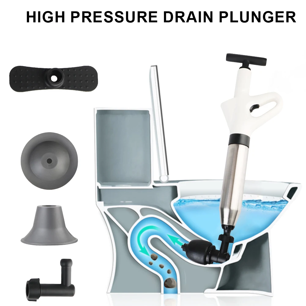 High Pressure Drain Plunger Dredge Clog Remover for Bath Toilets Bathroom kitchen Cleaning Tool
High Pressure Drain Plunger Dredge Clog Remover for Bath Toilets Bathroom kitchen Cleaning Tool