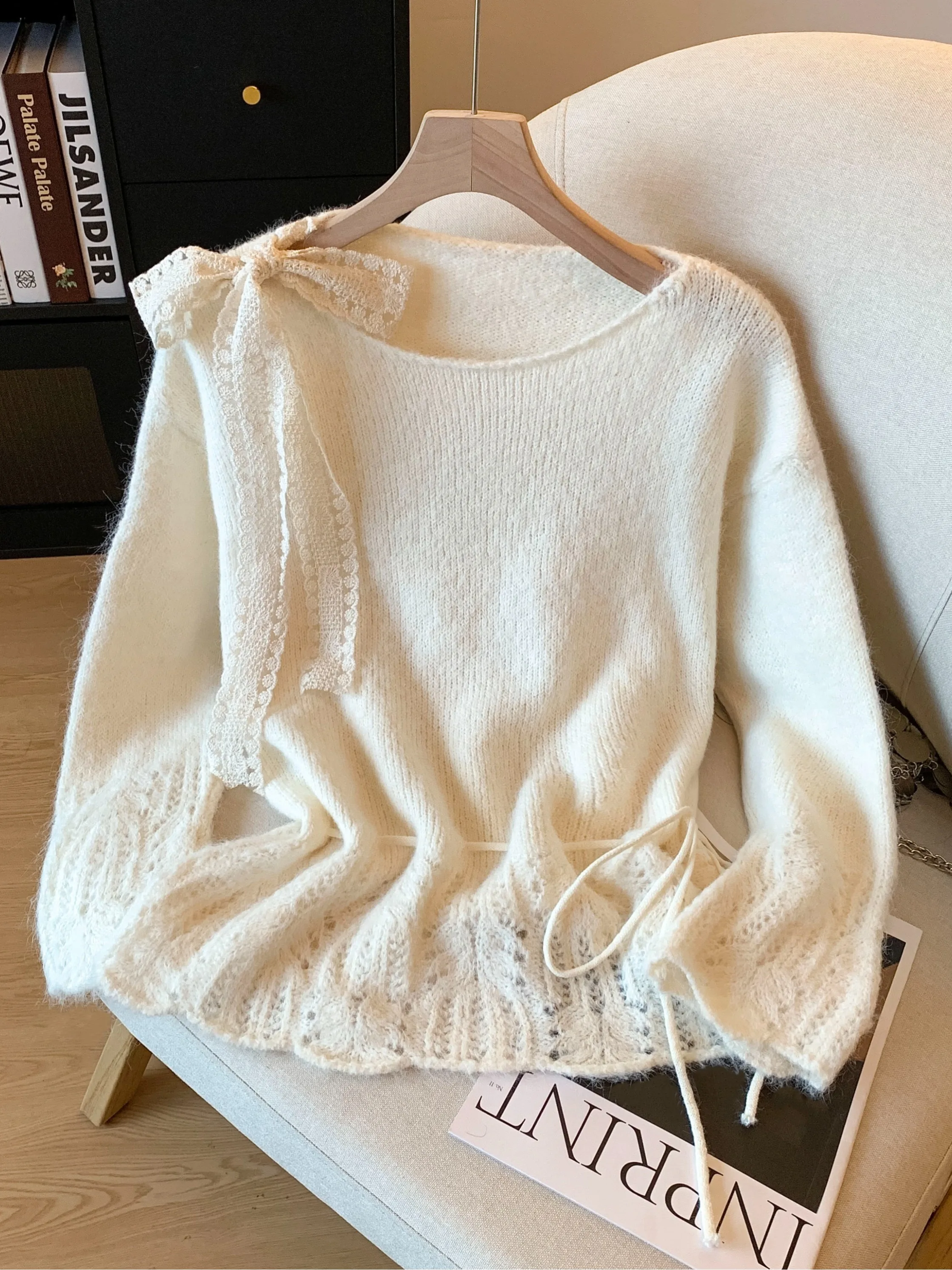 Slimming Knitted Sweater Women's Sle Belted High Waist Advanced Feeling Spring Autumn New Super Beautiful Knitwear
Slimming Knitted Sweater Women's Sle Belted High Waist Advanced Feeling Spring Autumn New Super Beautiful Knitwear