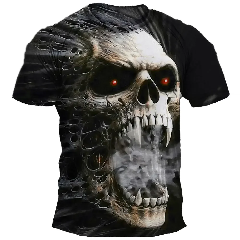 Men's 3D Print Halloween Horror Skull Men's Casual Short Sleeve Oversized T-shirt Hip Hop Street Top Summer Clothing
Men's 3D Print Halloween Horror Skull Men's Casual Short Sleeve Oversized T-shirt Hip Hop Street Top Summer Clothing