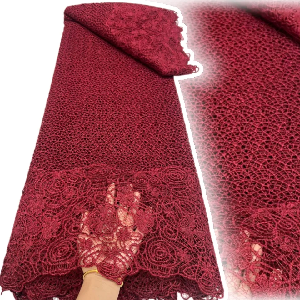 5 Yards Soft African Guipure Lace High Quality Nigerian Water Soluble Lace Fabrics 5 Yards for Sewing Wedding Dresses Party 3117
5 Yards Soft African Guipure Lace High Quality Nigerian Water Soluble Lace Fabrics 5 Yards for Sewing Wedding Dresses Party 3117