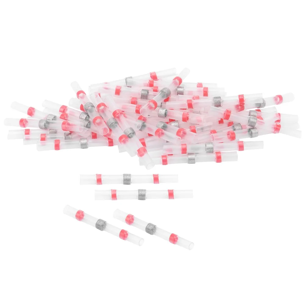 50 шт. SST-S21 разъем для проводов с паяным уплотнением, одношаговое соединение, красные термоусадочные стыковые соединители, водонепроницаемые, прозрачные
50 шт. SST-S21 разъем для проводов с паяным уплотнением, одношаговое соединение, красные термоусадочные стыковые соединители, водонепроницаемые, прозрачные