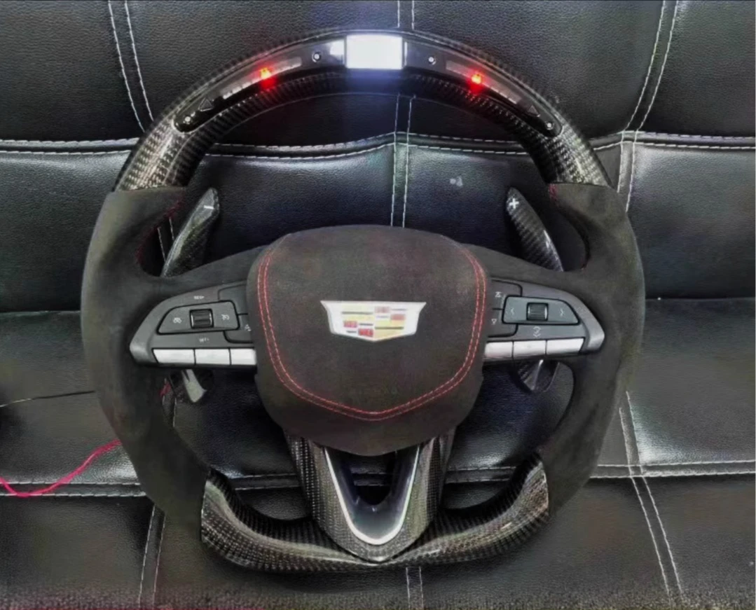 For Cadillac ATS CT4/5/6XT4/5/6 paddle LED electronic sports steering wheel carbon fiber
For Cadillac ATS CT4/5/6XT4/5/6 paddle LED electronic sports steering wheel carbon fiber