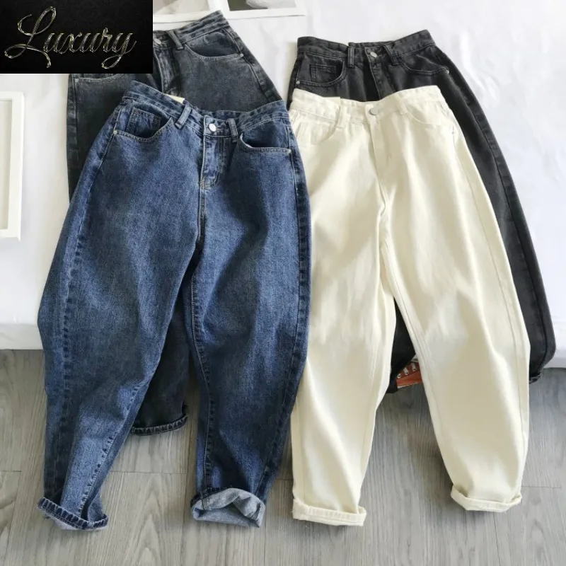 (No Belt) Women Clothing Jeans High Waist Straight 2023 Spring Autumn New Boyfriend Denim Trousers Loose Mom Casual Pants
(No Belt) Women Clothing Jeans High Waist Straight 2023 Spring Autumn New Boyfriend Denim Trousers Loose Mom Casual Pants