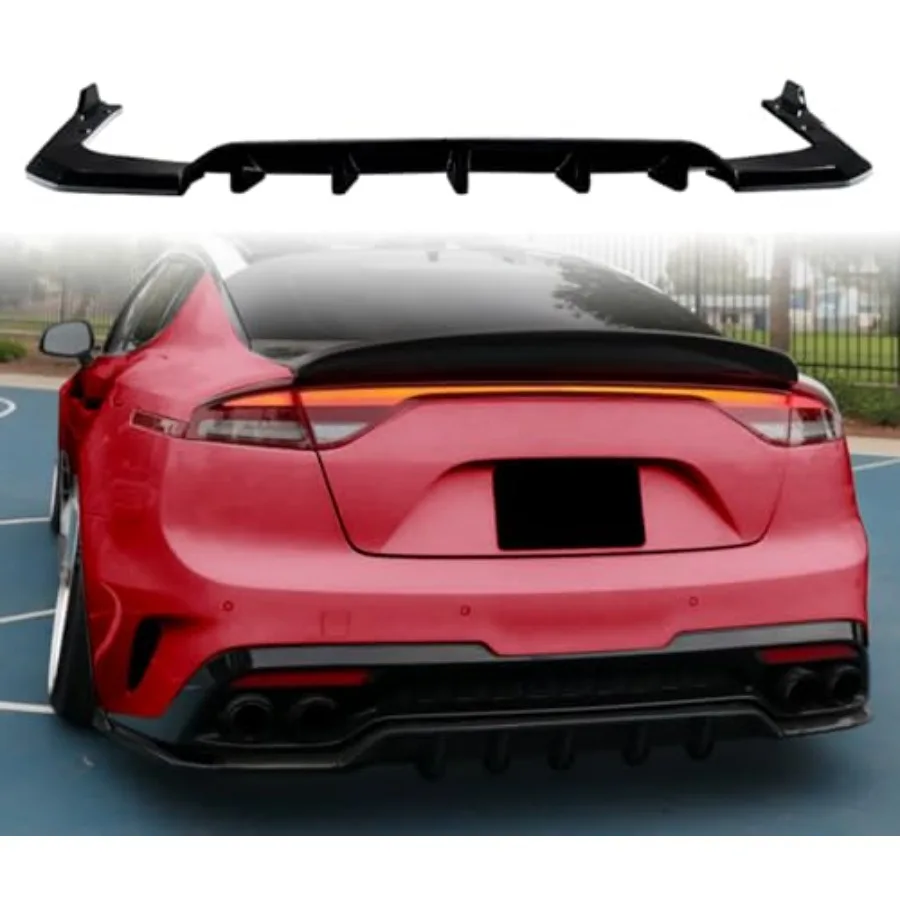 Rear Diffuser Extension Fits KIA Stinger 2018-2021 Only Add-On Rear Bumper Diffuser ABS Plastic Gloss Black
Rear Diffuser Extension Fits KIA Stinger 2018-2021 Only Add-On Rear Bumper Diffuser ABS Plastic Gloss Black