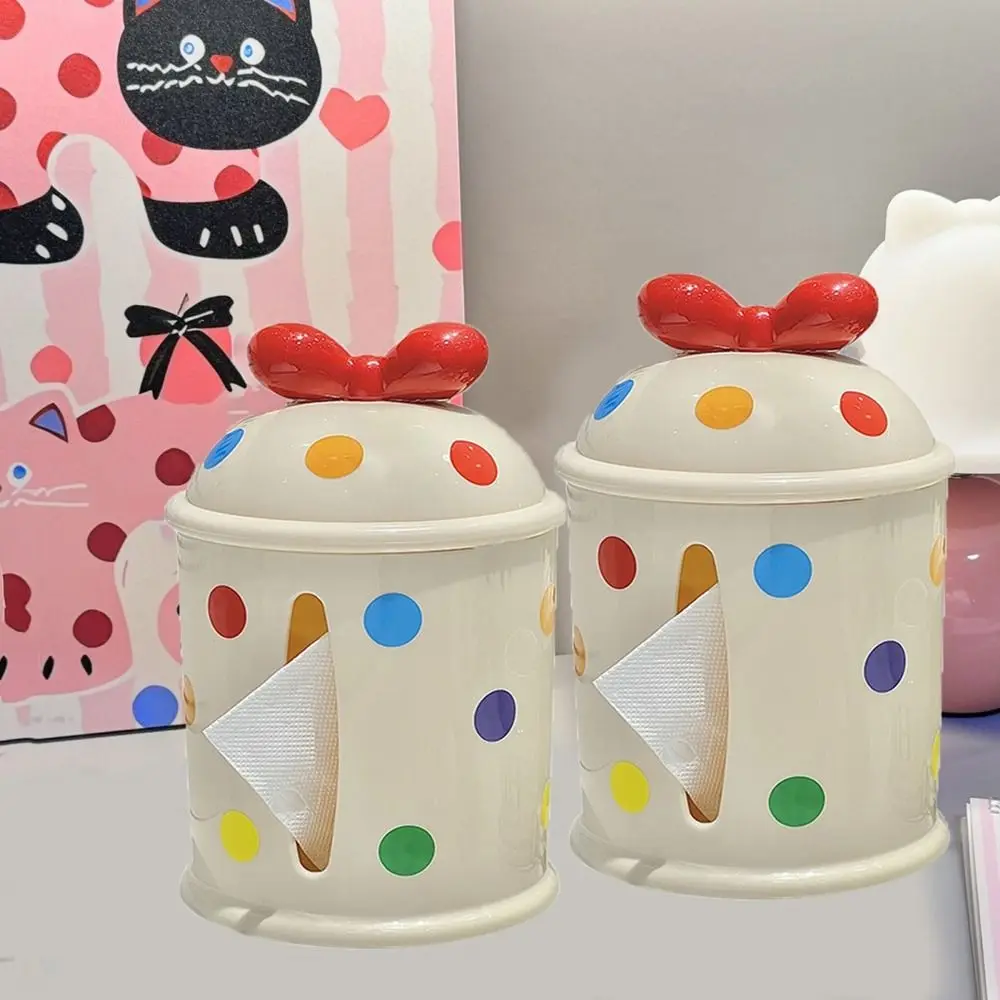 Creative Dopamine Bow Tissue Box Round Side Exit Desktop Paper Box Plastic Decorative Paper Towel Organizer for Home
Creative Dopamine Bow Tissue Box Round Side Exit Desktop Paper Box Plastic Decorative Paper Towel Organizer for Home